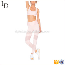Pink hot sale yoga sport clothes bra and yoga pants sets for women